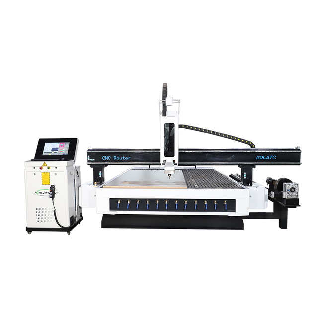 2130 4 محور ATC CNC Router مع محور دوار