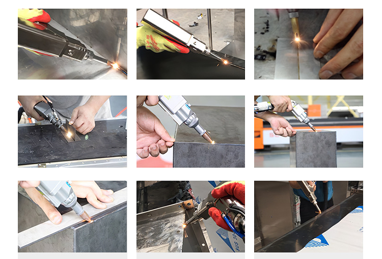 تمسك بيد اللحام بالليزر