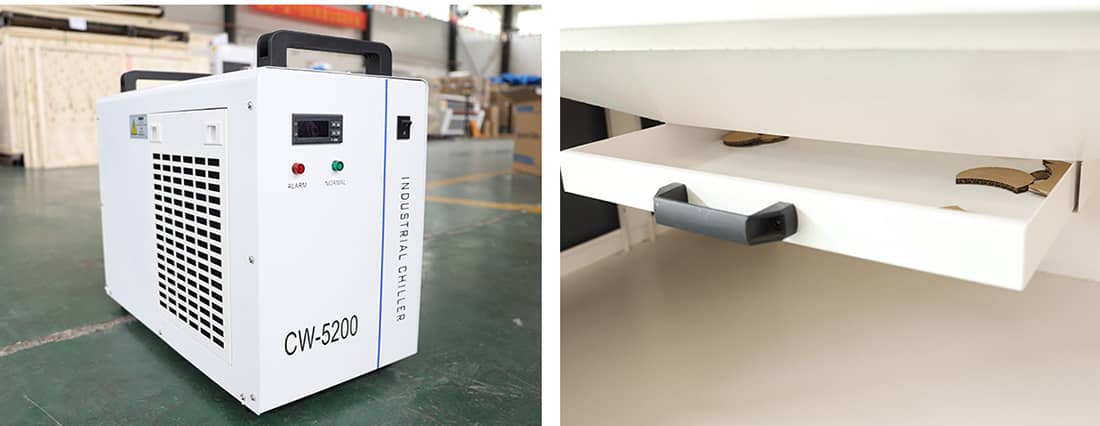 مبرد المياه ودرج الاستلام