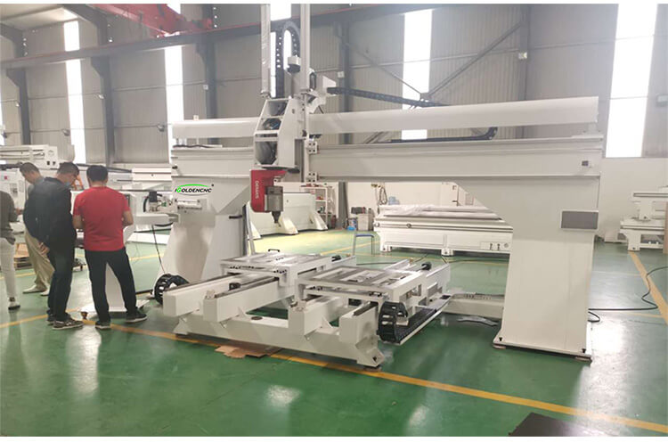 الجدول المتحرك 5 محور CNC Router