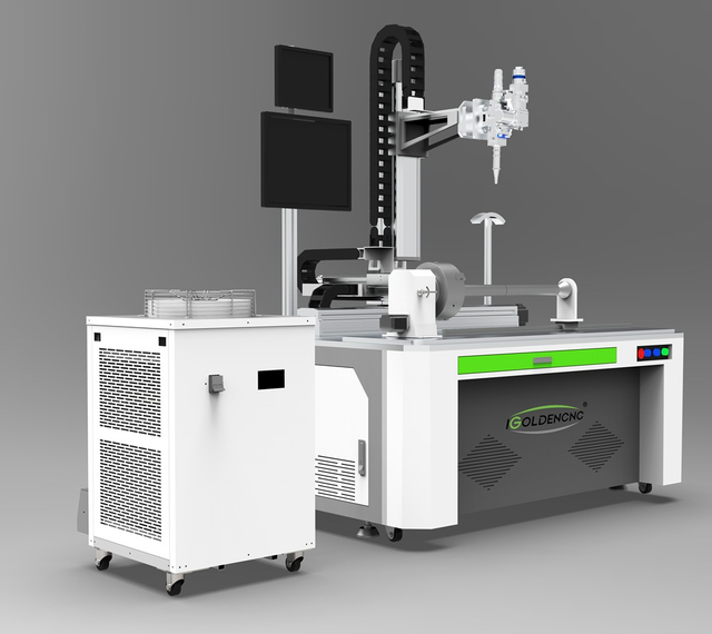 آلة لحام ليزر الألياف التلقائية