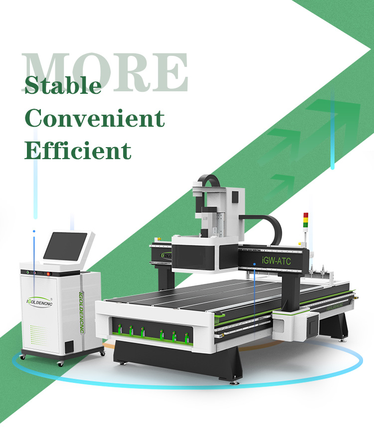 جهاز التوجيه CNC ATC مع تغيير الأدوات التلقائية