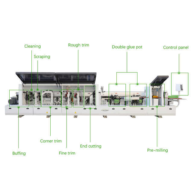  MDF PVC Wood Edge Machine 