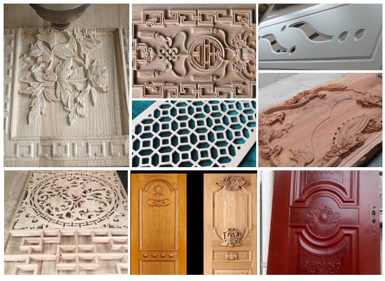 2-4 رئيس CNC Router Wood Crving Machin