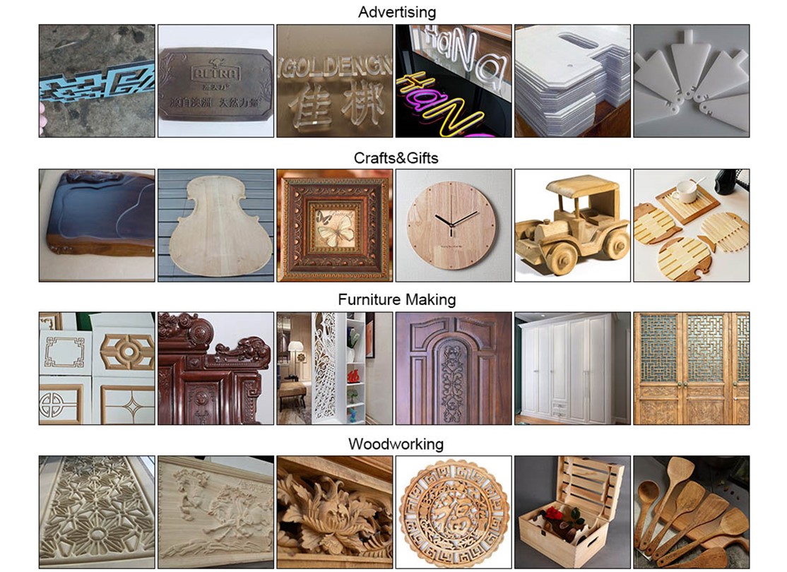 ATC CNC النجارة سيناريوهات استخدام جهاز التوجيه