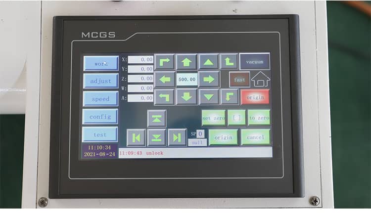 نظام آلة قطع الجلود