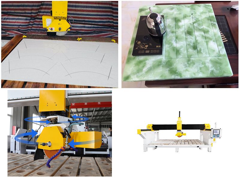 5 آلة CNC حجر المحور