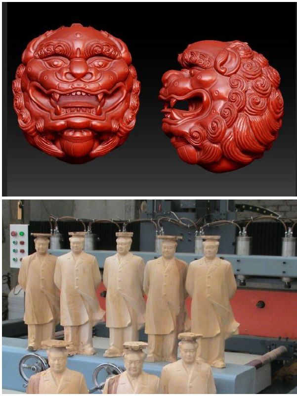 آلة نحت الخشب التلقائي 